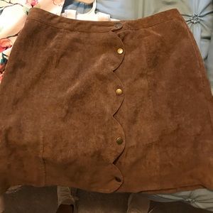 Boutique brown skirt